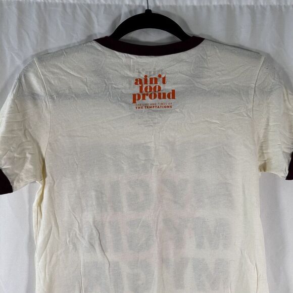 ain't too proud Temptations Shirt Women's Medium White Red Graphic Print - Picture 7 of 9